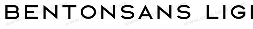 bentonsans light字体转换